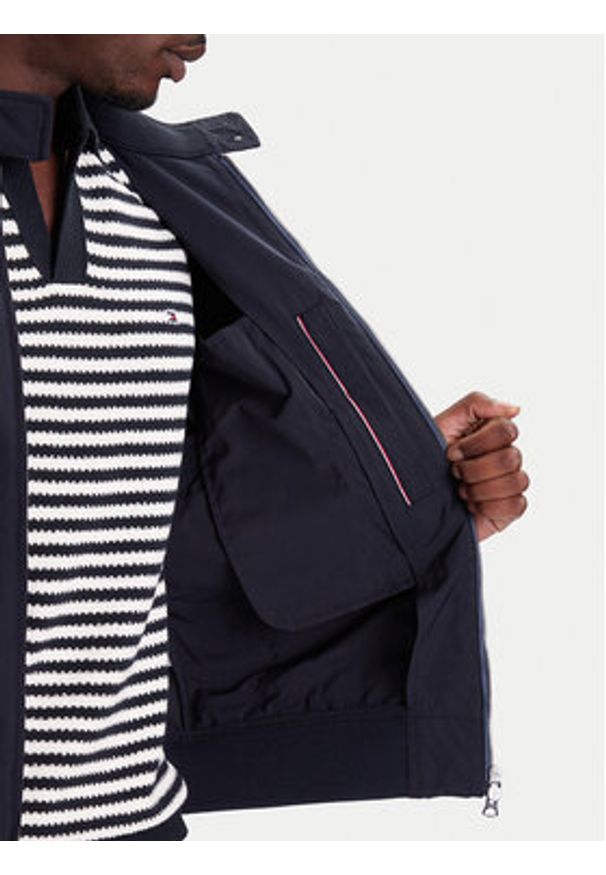 TOMMY HILFIGER - Tommy Hilfiger Kurtka bomber Harrington MW0MW39637 Granatowy Regular Fit. Kolor: niebieski. Materiał: syntetyk