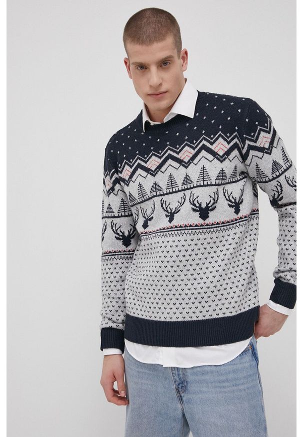 Tom Tailor Sweter męski. Okazja: na co dzień. Materiał: materiał. Długość rękawa: długi rękaw. Długość: długie. Styl: casual