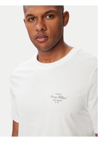 TOMMY HILFIGER - Tommy Hilfiger T-Shirt Nautical MW0MW44258 Biały Regular Fit. Kolor: biały. Materiał: bawełna #4