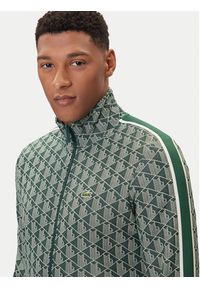 Lacoste Bluza SH1368 Zielony Regular Fit. Kolor: zielony. Materiał: bawełna #9