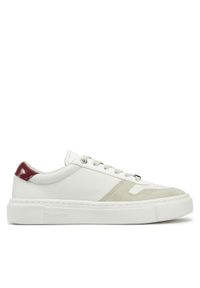 Calvin Klein Sneakersy Cupsole Lace Up HW0HW02470 Biały. Kolor: biały. Materiał: skóra #1