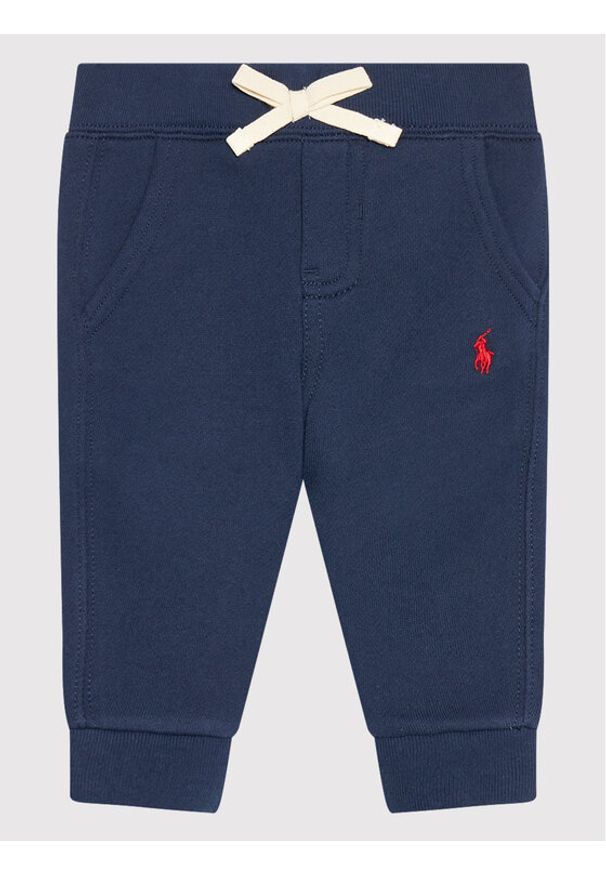 Polo Ralph Lauren Spodnie dresowe 320720897003 Granatowy Regular Fit. Kolor: niebieski. Materiał: bawełna