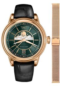 AVIATOR - Zegarek damski Aviator V.1.33.2.263.4BM-SET różowe złoto. Kolor: złoty, wielokolorowy, różowy #1