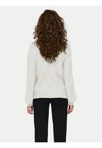 JDY Sweter Elanora 15328345 Écru Regular Fit. Materiał: syntetyk #4