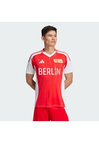 Adidas - Koszulka 1. FC Union Berlin 24/25 Home. Kolor: czerwony, różowy, wielokolorowy, biały. Materiał: materiał. Sport: piłka nożna #1