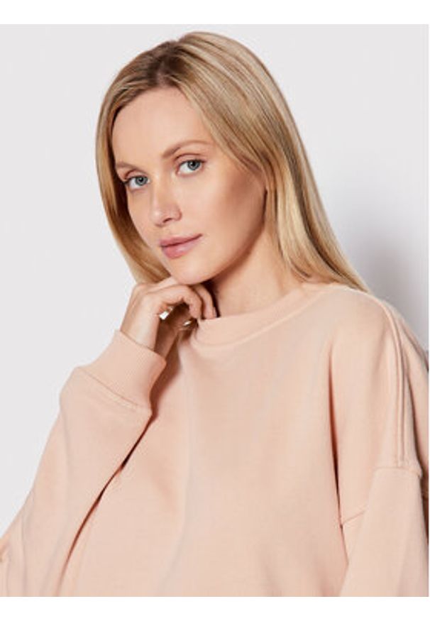 Urban Classics Bluza Crew TB1523 Różowy Oversize. Kolor: różowy. Materiał: bawełna