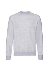 FRUIT OF THE LOOM - Klasyczna Bluza Rozpinana Dla Dorosłych Unisex. Kolor: szary