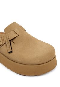 D.Franklin Klapki DFSH414005 Brązowy. Kolor: brązowy. Materiał: skóra, zamsz #4