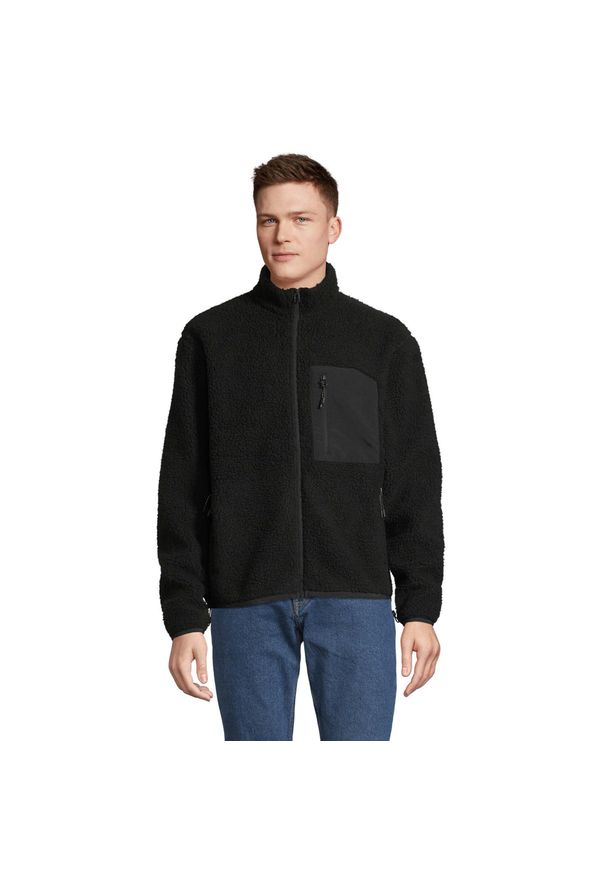 SOL'S - Kurtka Unisex Dla Dorosłych Fury Sherpa. Kolor: szary, wielokolorowy, czarny. Sport: turystyka piesza