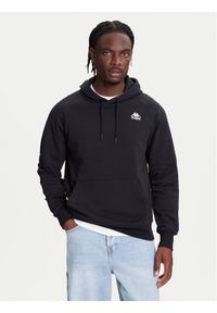 Kappa Bluza Authentic 321W7GW Czarny Regular Fit. Kolor: czarny. Materiał: bawełna