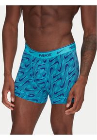Nike Komplet 3 par bokserek 000PKE1008 Kolorowy. Materiał: bawełna. Wzór: kolorowy