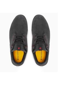 CAT Footwear Sneakersy P111164 Czarny. Kolor: czarny. Materiał: skóra, zamsz