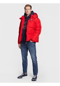 Tommy Jeans Kurtka puchowa Alaska DM0DM15445 Czerwony Regular Fit. Kolor: czerwony. Materiał: puch, syntetyk #4