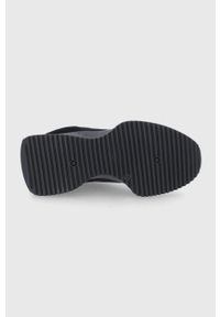 Answear Lab buty kolor czarny. Nosek buta: okrągły. Zapięcie: sznurówki. Kolor: czarny. Materiał: guma. Obcas: na platformie #3