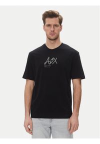 Armani Exchange T-Shirt XM000566 AF10334 UC001 Czarny Regular Fit. Kolor: czarny. Materiał: bawełna #1