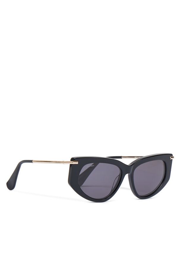 Max Mara Okulary przeciwsłoneczne MM0100 01A Czarny. Kolor: czarny