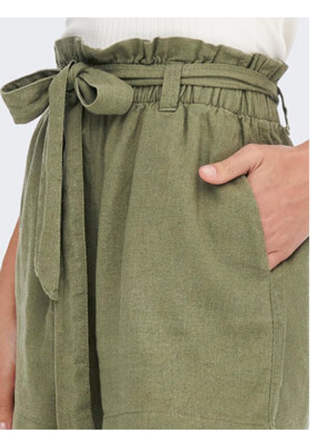 JDY Szorty materiałowe Say 15225921 Zielony Regular Fit. Kolor: zielony. Materiał: wiskoza