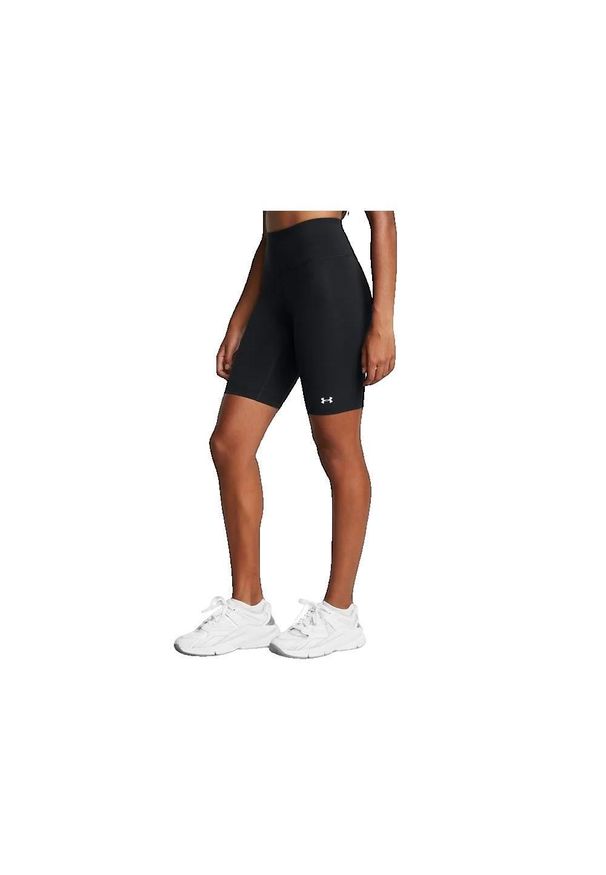 Spodenki treningowe damskie Under Armour Motion Bike EMEA. Kolor: czarny. Materiał: poliester, elastan. Długość: krótkie