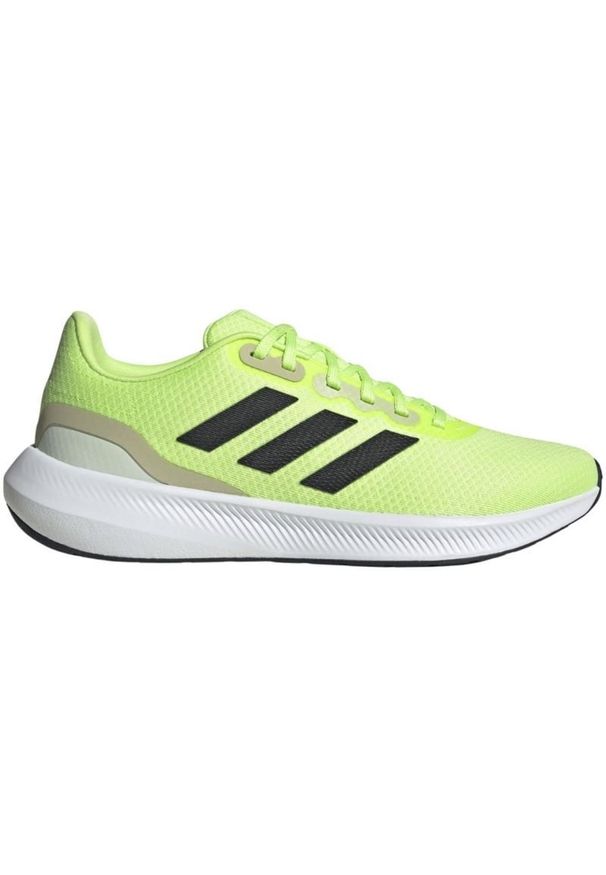 Adidas - Buty do biegania adidas Runfalcon 3.0 M IE0741 zielone. Zapięcie: sznurówki. Kolor: zielony. Materiał: materiał. Szerokość cholewki: normalna. Model: Adidas Cloudfoam. Sport: bieganie