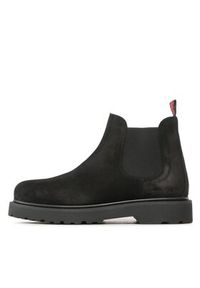 Tommy Jeans Sztyblety Tommy Jeans Suede Boot EM0EM01205 Czarny. Kolor: czarny. Materiał: zamsz, skóra