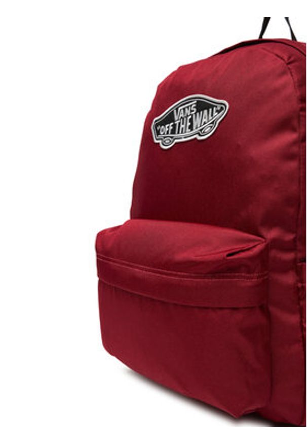 Vans Plecak Old Skool Class VN000H4YBRD1 Bordowy. Kolor: czerwony. Materiał: materiał