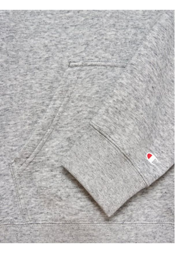 Champion Bluza Script Logo 217142 Szary Comfort Fit. Kolor: szary. Materiał: bawełna