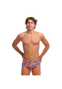 FUNKITA - Kąpielówki spodenki na basen męskie Funky Trunks Go Gammon. Kolor: fioletowy