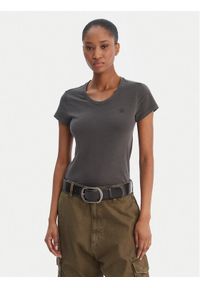 G-Star RAW - G-Star Raw T-Shirt Eyben D24533-B059 Czarny Slim Fit. Kolor: czarny. Materiał: bawełna #1