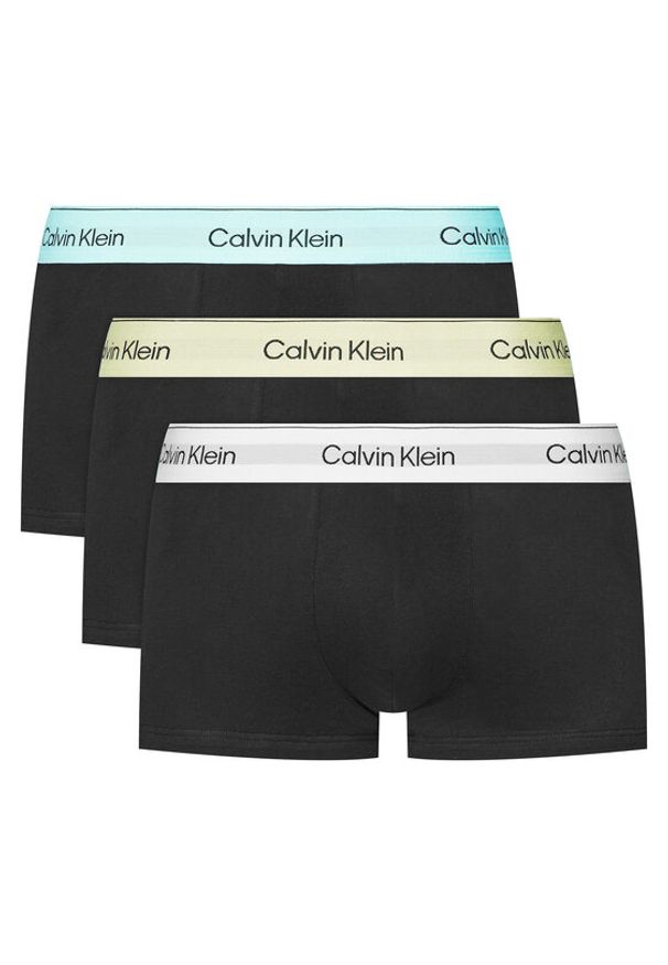 Calvin Klein Underwear Komplet 3 par bokserek LV00NB4389 Kolorowy. Materiał: bawełna. Wzór: kolorowy