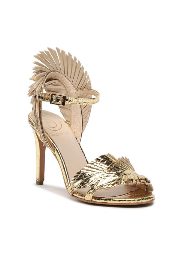 Sandały Baldowski. Kolor: złoty