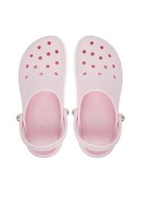 Crocs Klapki Classic Platform Pearl Clog 211231 Różowy. Kolor: różowy. Obcas: na platformie