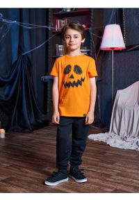 Sinsay - Koszulka z motywem Halloween - pomarańczowy. Kolor: pomarańczowy #1