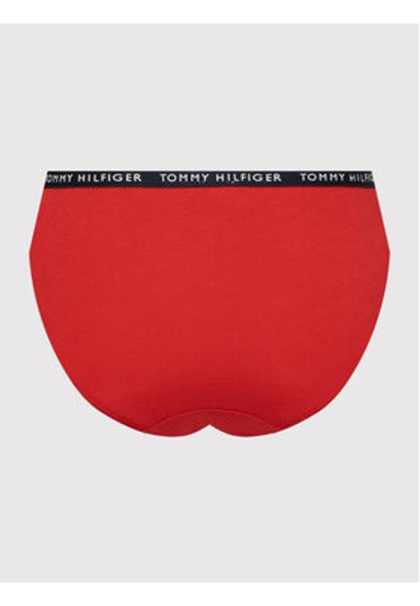 TOMMY HILFIGER - Tommy Hilfiger Komplet 3 par fig klasycznych UW0UW02828 Kolorowy. Materiał: bawełna. Wzór: kolorowy