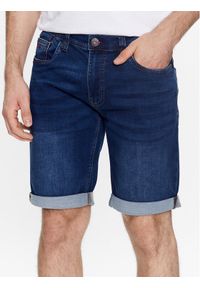 INDICODE Szorty jeansowe Delmare 70-682 Niebieski Regular Fit. Kolor: niebieski. Materiał: bawełna, jeans