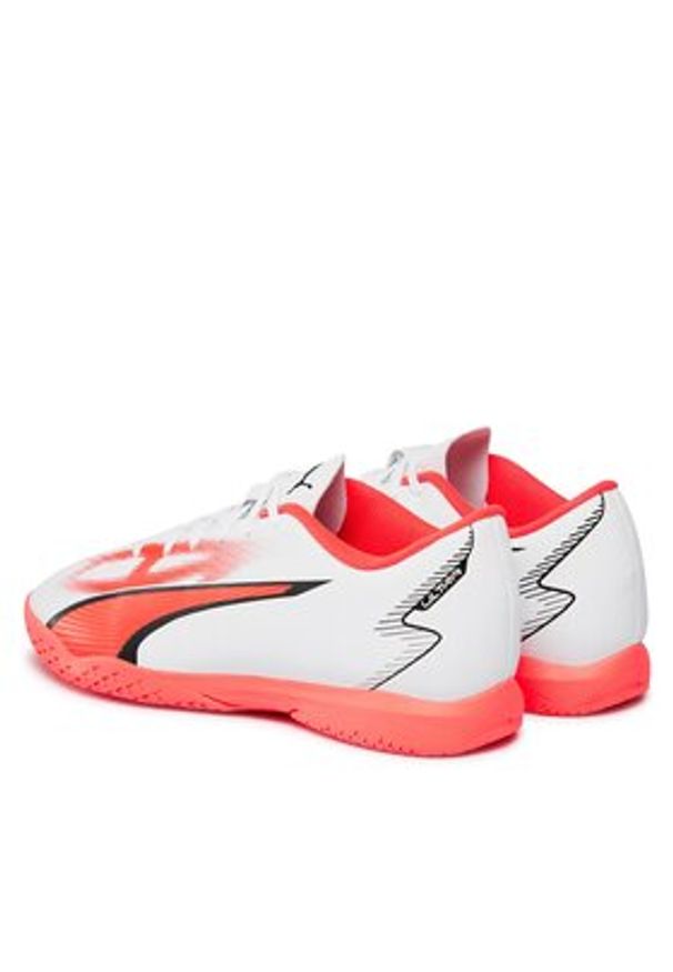 Puma Buty do piłki nożnej Ultra Play It 107529 01 Biały. Kolor: biały. Materiał: skóra