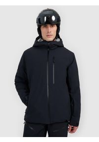 4f - 4F Kurtka narciarska membrana 15000 męska - czarna 3XL. Kolor: czarny. Materiał: materiał. Sezon: zima #1