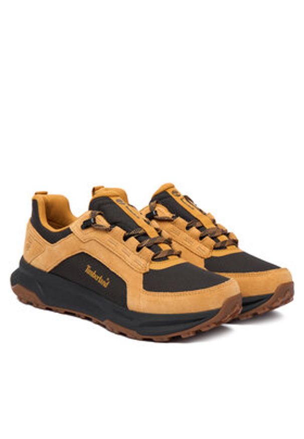 Timberland Sneakersy Motion Ledge Low Lace Up TB0A6F2EEZ01 Brązowy. Kolor: brązowy. Materiał: materiał