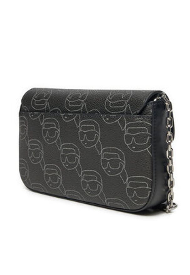 Karl Lagerfeld - KARL LAGERFELD Torebka A1W32045 Czarny. Kolor: czarny. Materiał: skórzane