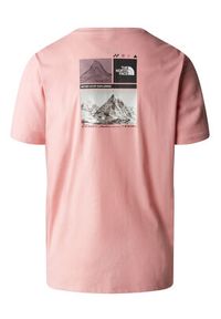 The North Face T-Shirt Foundation Graphic NF0A86XQ Różowy Regular Fit. Kolor: różowy. Materiał: bawełna, syntetyk #3