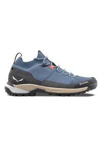 Buty trekkingowe męskie Salewa Puez Knit Powertex. Zapięcie: sznurówki. Kolor: wielokolorowy. Materiał: materiał, syntetyk, nylon. Szerokość cholewki: normalna