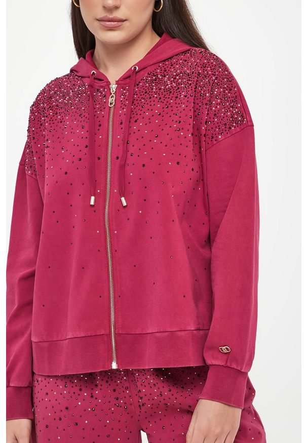 Liu Jo - Bluza damska z kapturem LIU JO. Typ kołnierza: kaptur