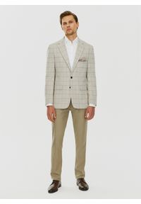 Pako Lorente - PAKO LORENTE – Casualowa marynarka męska w kratę. Okazja: na co dzień. Materiał: jeans. Wzór: kratka. Styl: casual #3