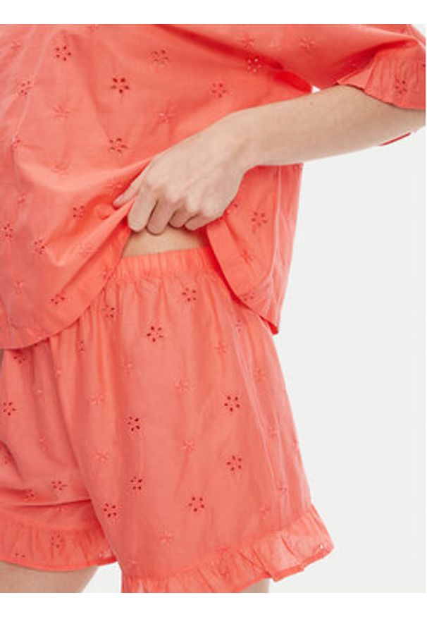 United Colors of Benetton - United Colors Of Benetton Piżama 4SHX3P03X Czerwony Regular Fit. Kolor: czerwony. Materiał: bawełna