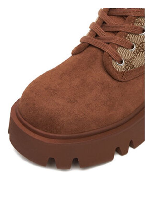 Nine West Trzewiki CEO-MALAK-01 Beżowy. Kolor: beżowy. Materiał: materiał