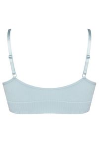 Hunkemöller Biustonosz top Dianne 302142 Błękitny. Kolor: niebieski. Materiał: syntetyk