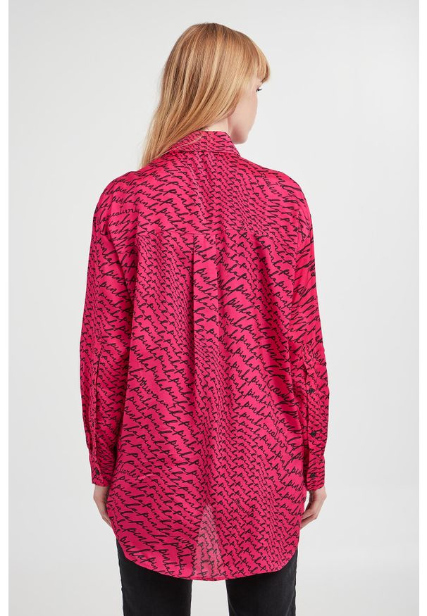 Pinko - Koszula damska długa Cricchetto PINKO. Długość: długie