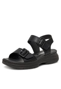 Rieker Sandały 66680-00 Czarny. Kolor: czarny. Materiał: skóra, syntetyk #2