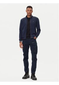 Aeronautica Militare Bluza 252FE2065UF00667 Granatowy Regular Fit. Kolor: niebieski. Materiał: wiskoza #5