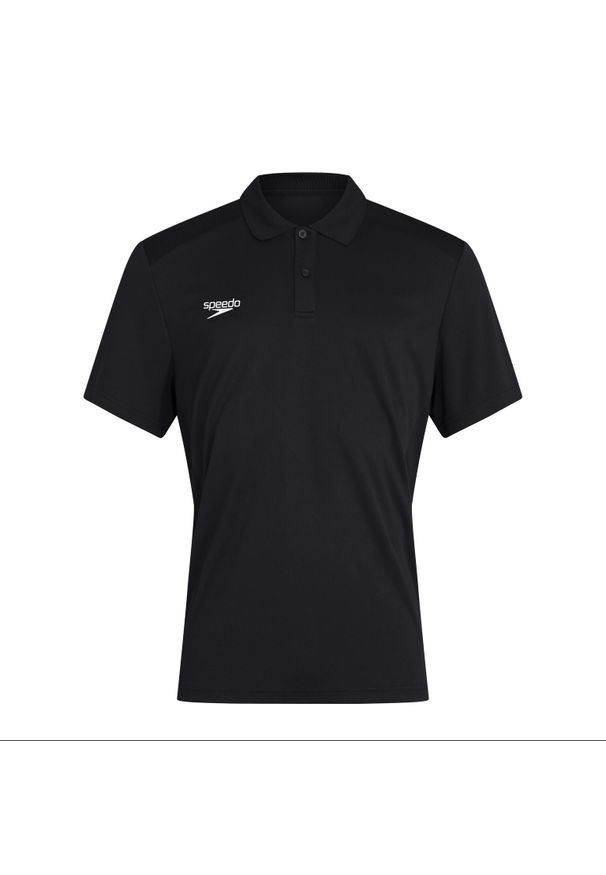 Koszulka T-Shirt męski Speedo Club Dry Polo. Typ kołnierza: polo. Kolor: czarny