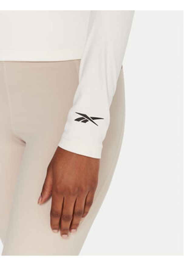 Reebok Koszulka techniczna Reebok X Ewa Chodakowska RK25316CCW Écru Slim Fit. Materiał: syntetyk